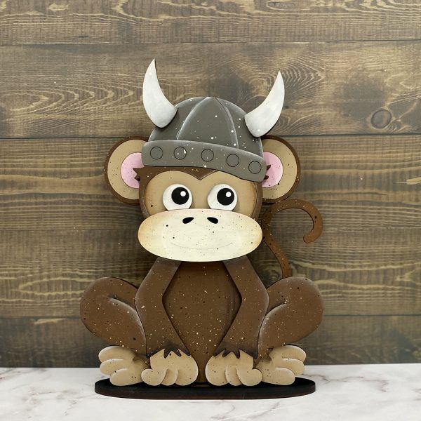 Monkey with Interchangeable Hats