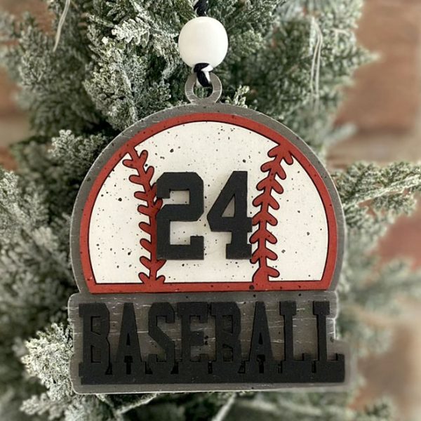 Baseball Ornament