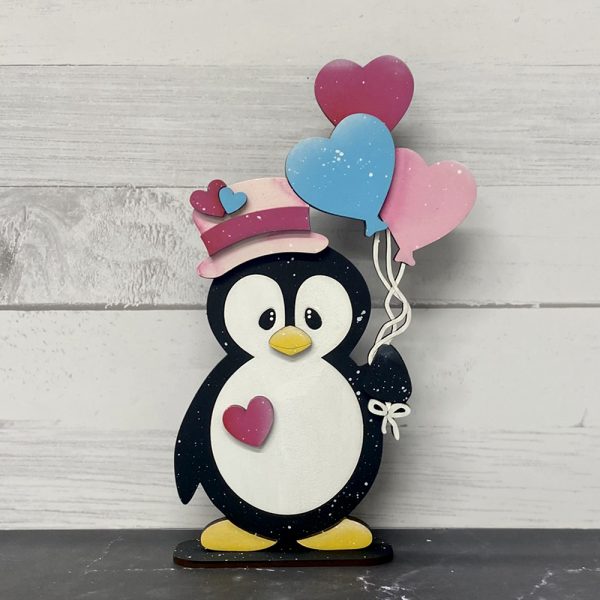 Balloon Bouquet Penguin Valentine