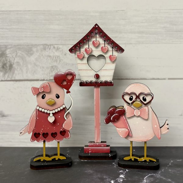 Valentine Standing Birds