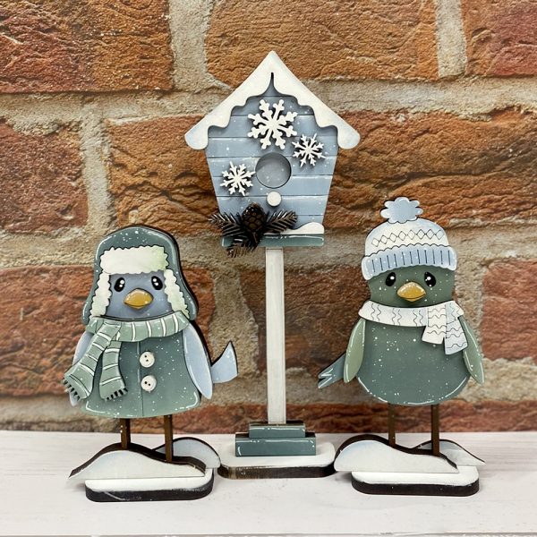 Winter Standing Bird Set